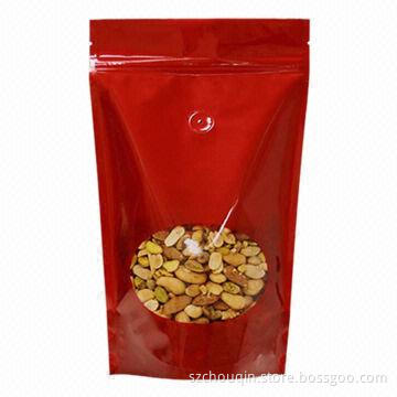 Stand up pouch for food packing, customized sizes and printing are accepted